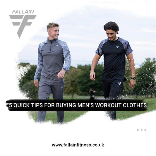 5 Quick Tips for Buying Men's Workout Clothes - FallainFitness