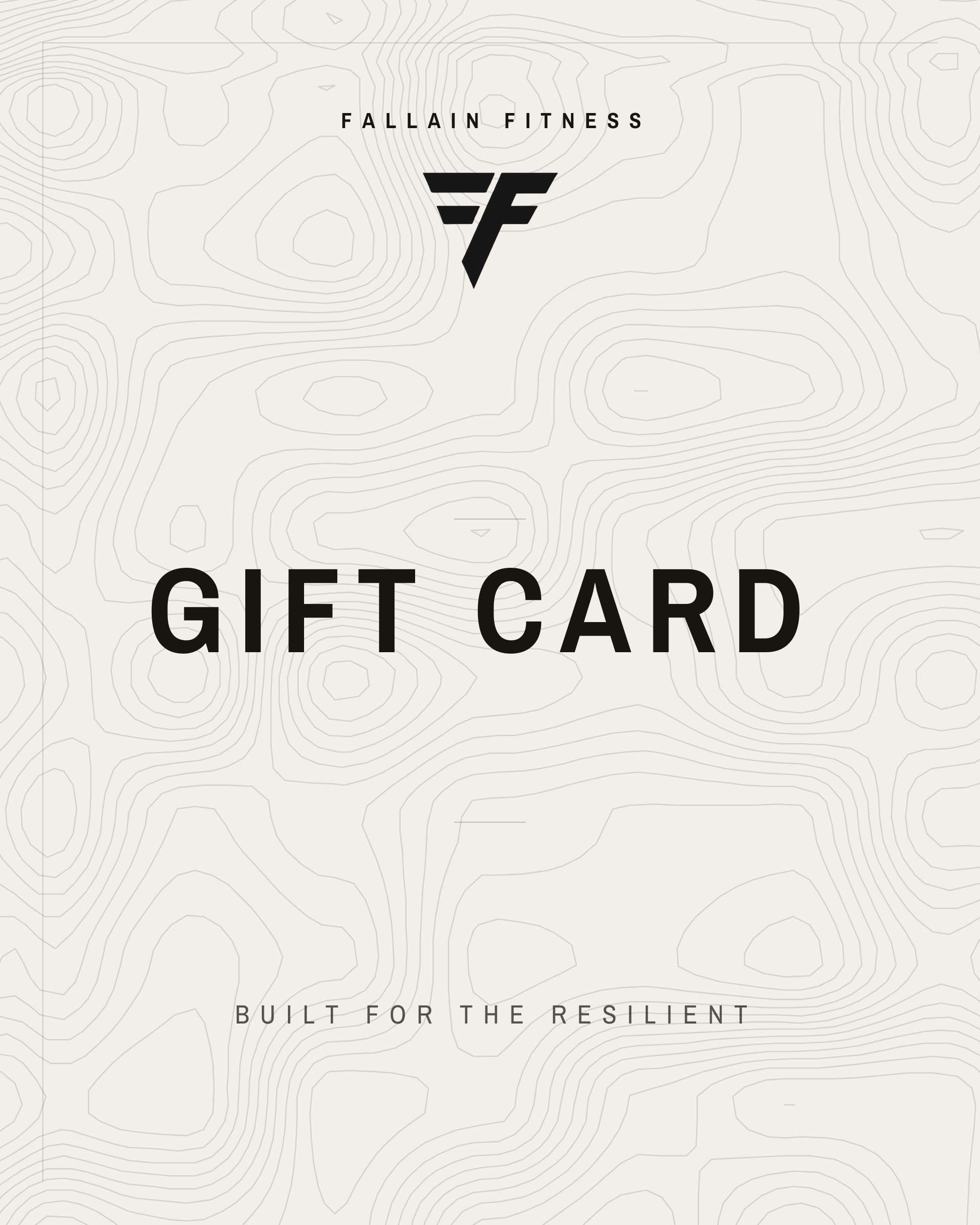 FALLAIN FITNESS GIFT CARD