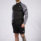 Tùsail 1/4 Zip Top Dubh - FallainFitness