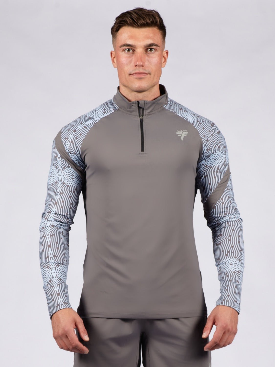 Tùsail 1/4 Zip Top Gorm - FallainFitness