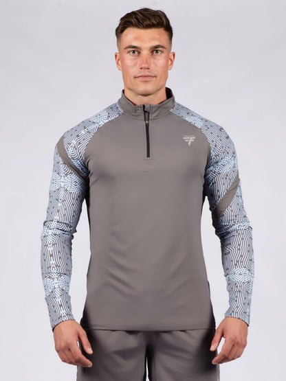 Tùsail 1/4 Zip Top Gorm - FallainFitness