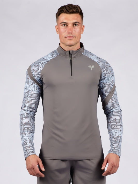 Tùsail 1/4 Zip Top Gorm - FallainFitness