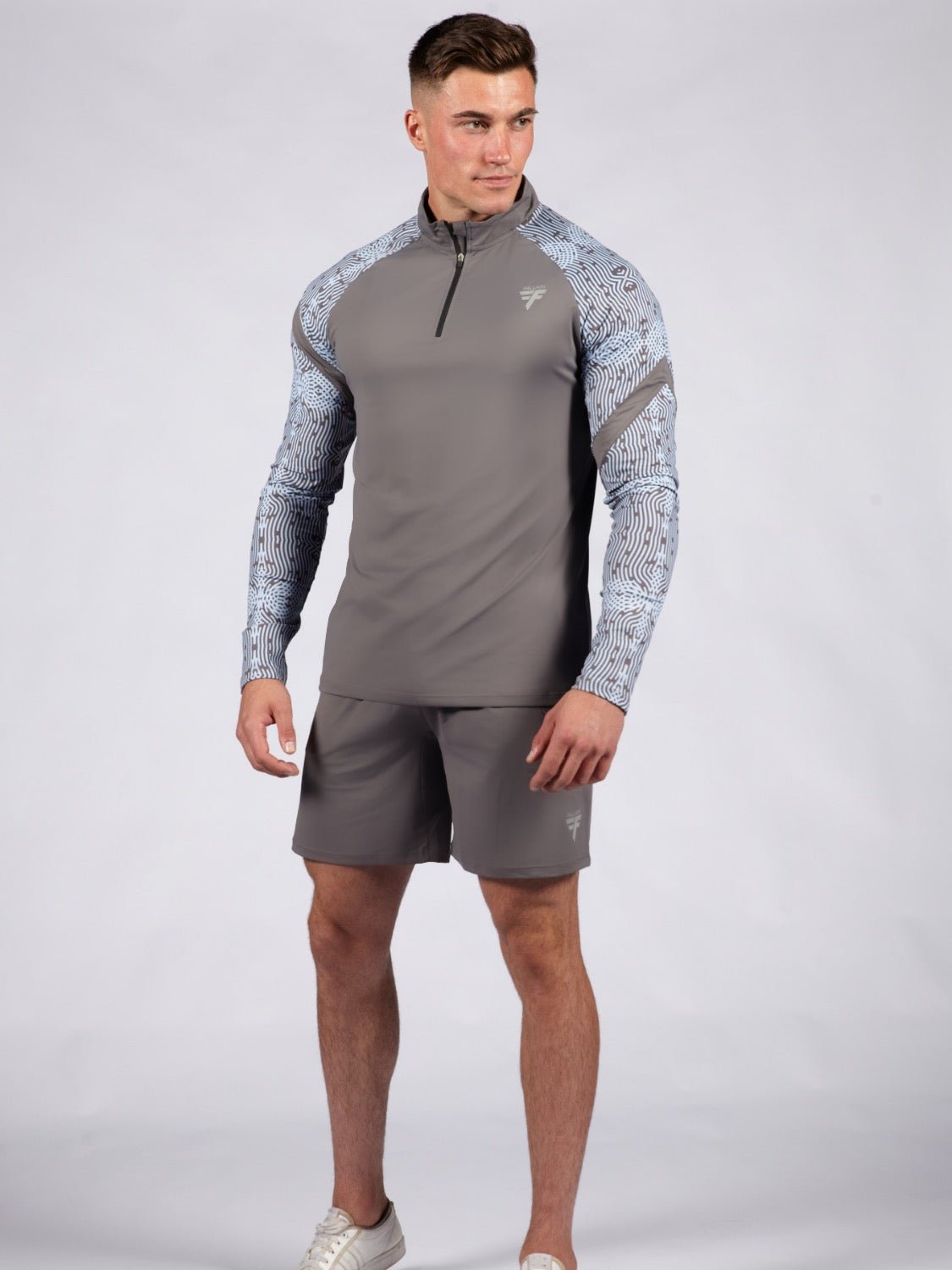 Tùsail 1/4 Zip Top Gorm - FallainFitness