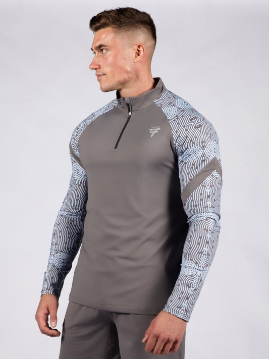 Tùsail 1/4 Zip Top Gorm - FallainFitness